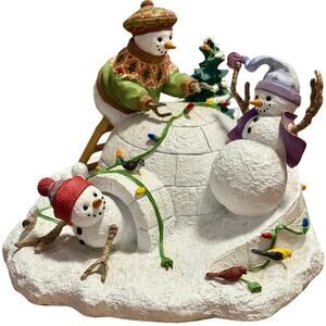 Lenox Lynn Bywaters Christmas Playtime Snowmen Holiday Collectible Retired